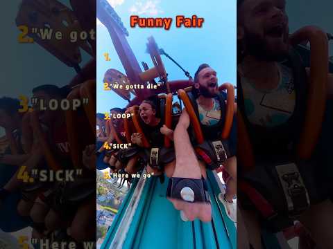 The look on his face says it all🤷‍♂️🫨🤣#fair#droptower#amusementpark#scream#funny