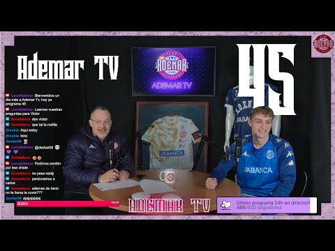 ADEMAR TV 45 Víctor Fernández "¿Qué prefieres una bronca de Manolo Cadenas o de tu madre?