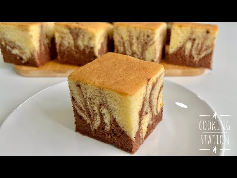 Schokoladen-Orangen-Marmor-Biskuit! Einfaches und leckeres Rezept