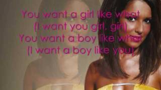 Cheryl Cole - Boy Like You Lyrics On Screen