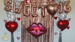 Simple Sweet 16 Party Ideas at Home| Sweet 16 Birthday Party Decorations