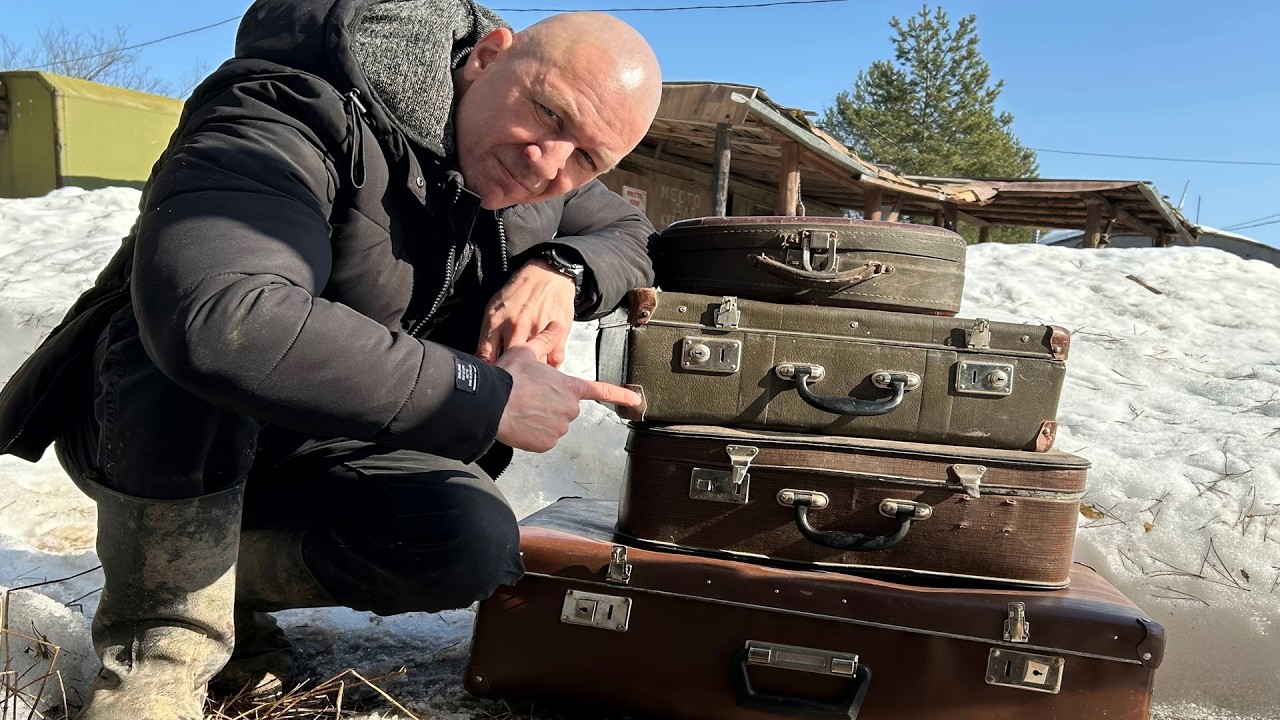 Нашёл на Свалке Чемоданы! Что внутри посмотрим?