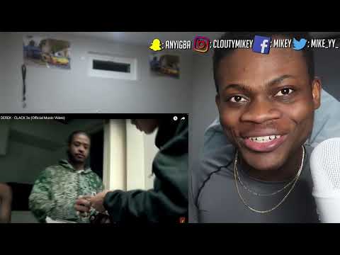 GRINGO REACT 🇺🇸 DEREK - CLACK 3x (Official Music Video) | REACTION