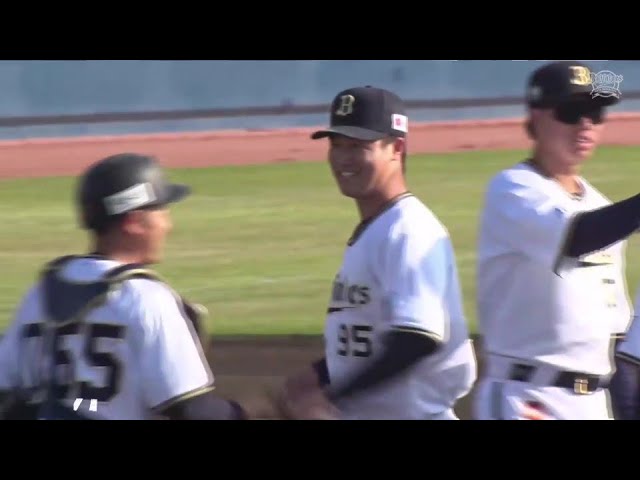 【ファーム】今シーズン初セーブ!! バファローズ・才木海翔 1回1奪三振無失点で抑える!! 2025年3月22日 オリックス・バファローズ 対 広島東洋カープ