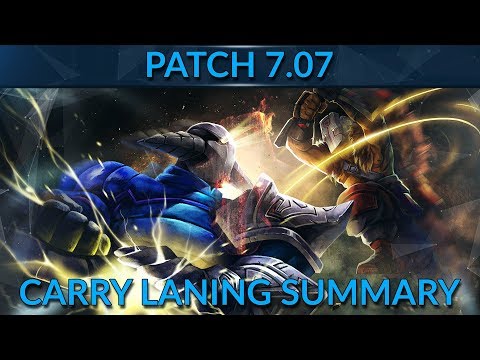 How patch 7.07b changed how core heroes should be played in lane