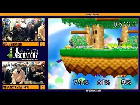 Keystoned II | Zero & Stranded vs Antwon420 & deathcpo  - Winners Round 3 - Super Smash Bros.