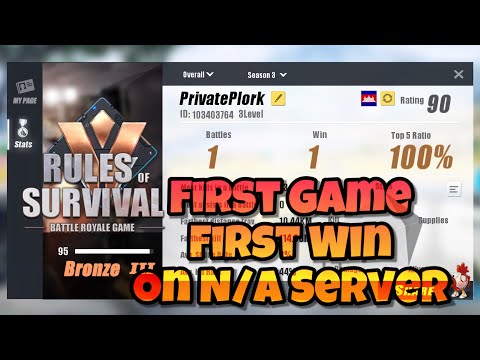 My First Time On N/A Server | Rules Of Survival -Ep.47 -PrivatePlork