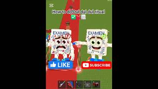 Download lagu How to do Dul dul dul ritual in SAB 📃❌️✅️ #stealabrainrot #roblox #contentcreator #freak2fr mp3