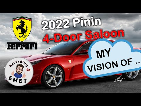 Thumbnail for 2022 Ferrari 4-Door Saloon - New Pinin - My vision of... - According to EMET