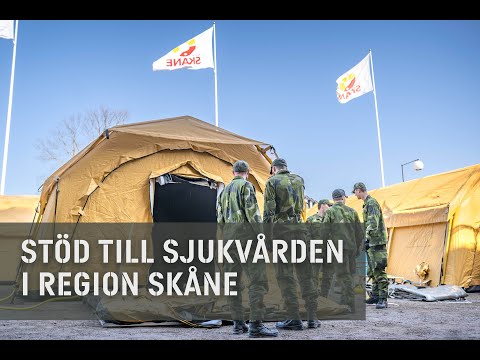 Försvarsmakten stödjer sjukvården i Skåne