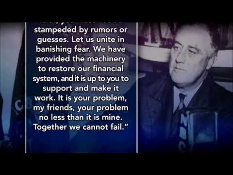 Gather ‘round to hear FDR’s first fireside chat