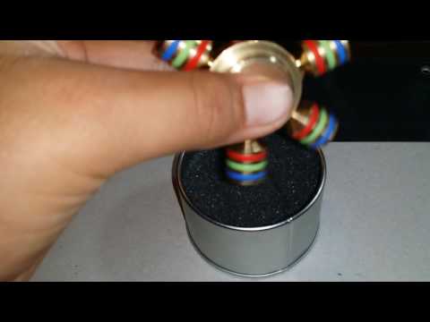 Golden fidget spinner ispin