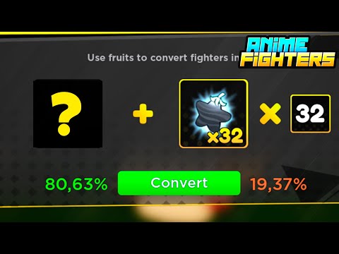 THE RAREST SECRET SHINY IN THE ANIME FIGHTERS THAT FEW HAVE... (ROBLOX)