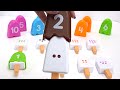 Teach Numbers 1 to 10 with Toy Ice Cream Popsicles!