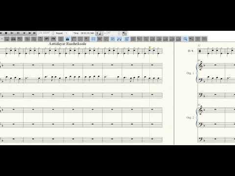 Aattidayar Raathrikaale -  Kee 60 - Tenor