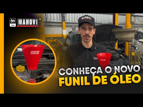Funil de Óleo Autoajustável Universal 255mm MAHOVI-WAL-FUN - Video