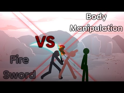 Body Manipulation Vs Fire Sword || Stickman Fight || Deimos Vs Bars179
