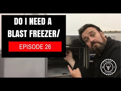 Should i use a a blast freezer for my ice cream