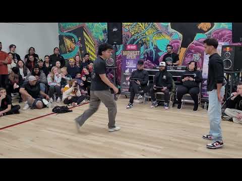 B-Boy Valencio vs. B-Boy Zeku | Breaking for Gold Midwest Open House of Dance Twin Cities | Top 4