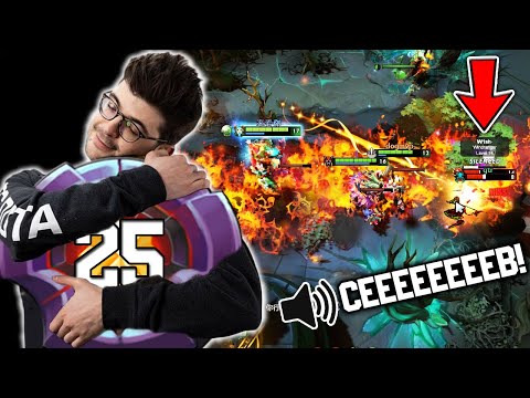 Ceb sick Sprouts on his Nature's Prophet "Master Tier" DOTA 2