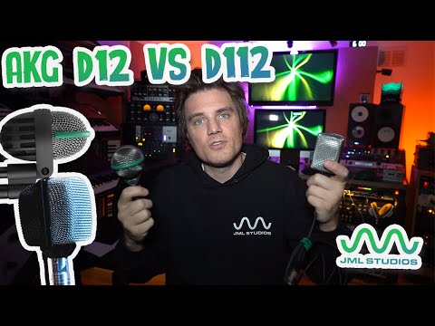The Vintage AKG D12 VS the Modern AKG D112 - Kick Drum Mic Shootout #audioengineering #akg