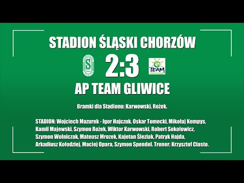 2022.03.26 Stadion Śląski Chorzów - AP Team Gliwice (gole)