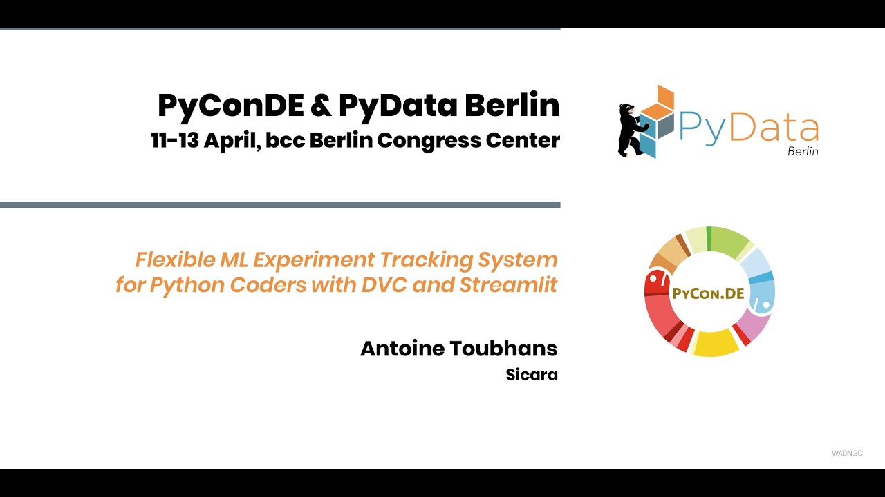 Antoine Toubhans: Flexible ML Experiment Tracking System for Python Coders with DVC and Streamlit