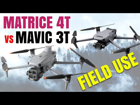 DJI Matrice 4T vs Mavic 3T | FIRST REACTIONS from the FIELD ~ Tiborasaurusrex