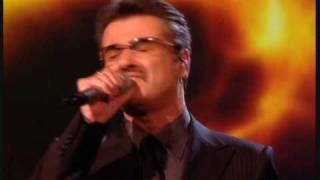 JOE McELDERRY AND GEORGE MICHAEL ON X FACTOR SINGING DON'T LET THE SUN GO DOWN ON ME