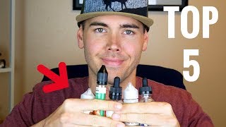 TOP 5 FAVORITE NICOTINE SALT E-LIQUIDS!!