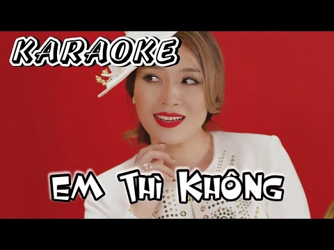 Karaoke Em Thì Không - Mỹ Tâm - Beat Chuẩn Có Rap | Karaoke Video HD