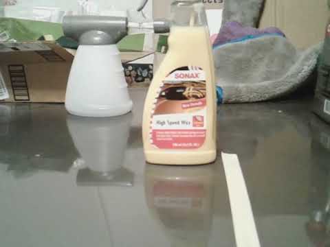 Sonax high speed wax and paint sealant review