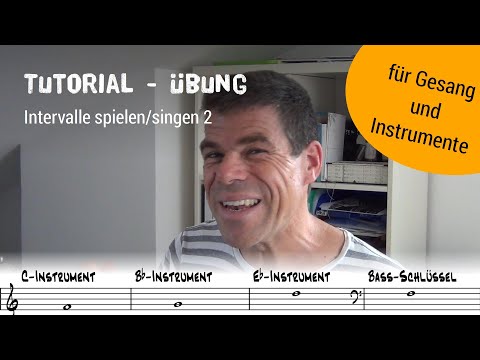 Tutorial - Übung: Intervalle spielen/singen 2