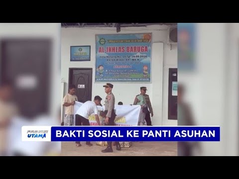 POLDA SULAWESI TENGGARA BAKTI SOSIAL SAMBANGI PANTI ASUHAN