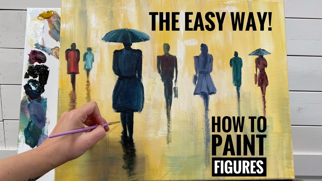 The EASIEST way to Paint FIGURES ~ Step By Step Tutorial