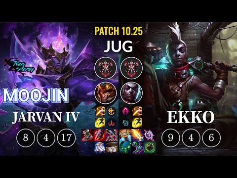 RNW Moojin Jarvan IV vs Ekko Jungle - KR Patch 10.25