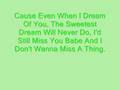 Aerosmith- Don't Wanna Miss A Thing Karaoke ...