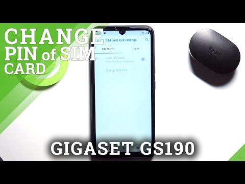 How to Set Up SIM PIN for SIM Card on GIGASET GS190 – Turn Off SIM PIN