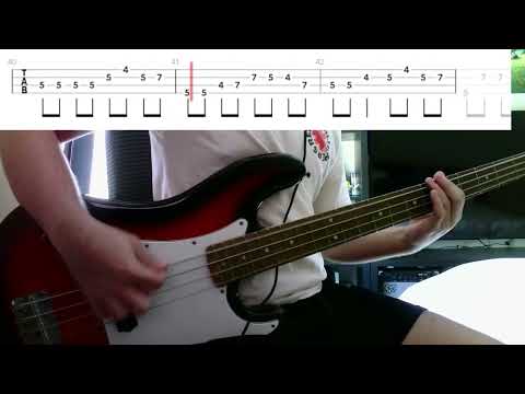 Twist and Shout - The Beatles (Bass cover with tabs)