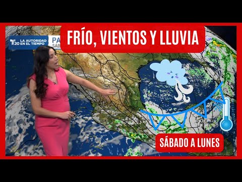 The weather forecast for Mexico, Saturday, January 31st and Sunday, February 1st