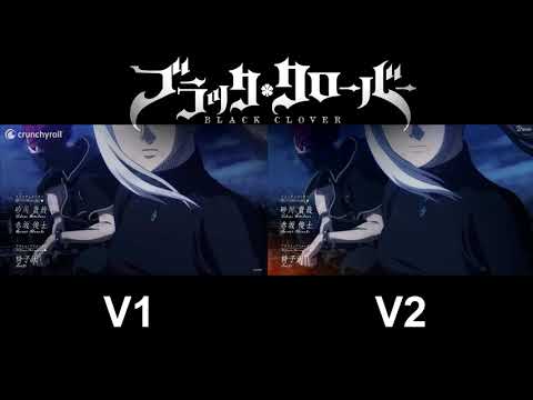 Black Clover OP 9 Comparison (Versions 1-2)