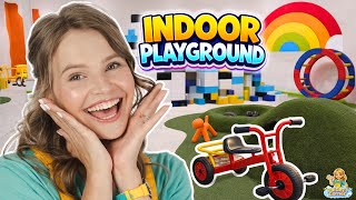 Indoor Playground for Kids w/ Silly Miss Lily | Kinderland Adventure Learning Colors & Pretend Play