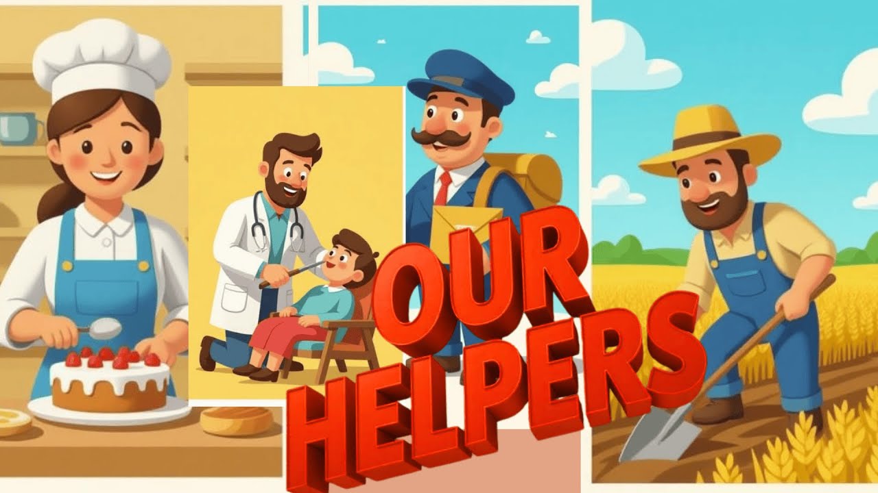 Community Helpers Song for Kids: Teacher, Doctor, Police Fun!
