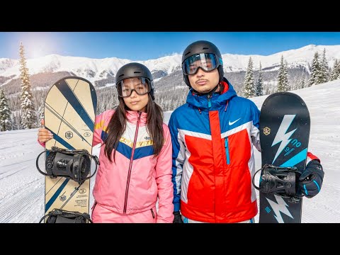 We Tried Snowboarding With ZERO Experience!!! (Colorado Day 4)