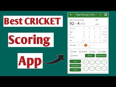 Mobile me CRICKET Ki scoring kaise kare | Best CRICKET scoring App 2022