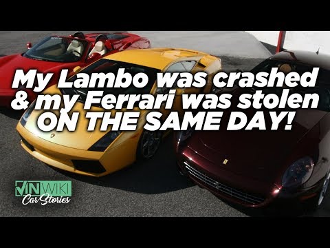 My Lambo got crashed and my Ferrari was stolen on the same day Video