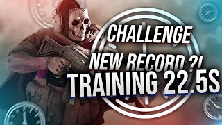 CHALLENGE  @HusKerrs  NEW RECORD ?! TRAINING 22.5s