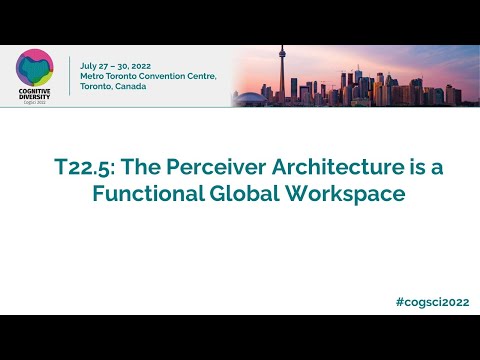 The Perceiver Architecture is a Functional Global Workspace @ CogSci 2022