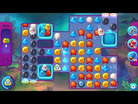Fishdom 6423 Super Hard Level - 18 moves - NO BooSTERS