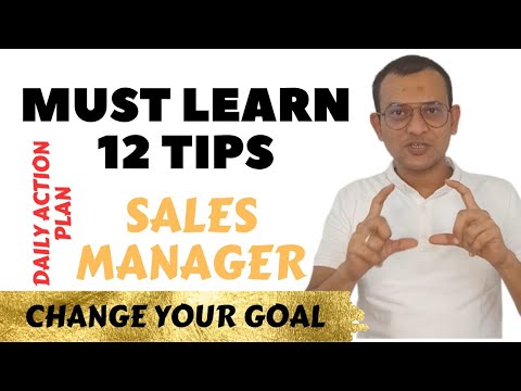12 Easy Tips For Sales Manager!!!